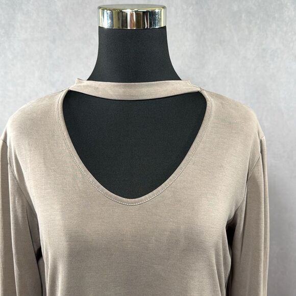 Cherish Long Sleeve Strap Neck Tunic - Picture 4 of 7